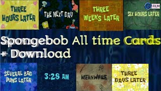 All Spongebob Time cards  Download [upl. by Hterag865]