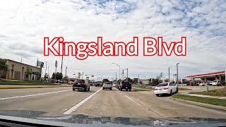 Kingsland Blvd driving Katy Texas  Houston Texas [upl. by Jonny]