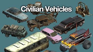 quotCivilian Vehiclesquot AddOn asset preview video [upl. by Dudden]