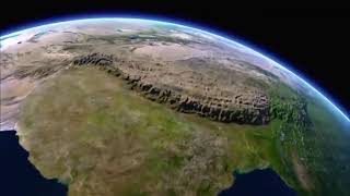 The Himalayan Mountain Range And Tibetan Plateau  thegeology  Convergent Plate Boundary [upl. by Kursh611]