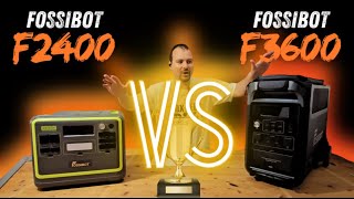 Fossibot F2400 VS Fossibot F3600 chi è il migliore [upl. by Esinwahs18]