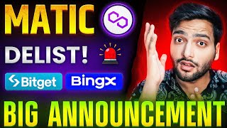 Matic  Pol Migration Big Update  Matic News Today  Matic Not Showing in Binance Bitget [upl. by Sualokcin]