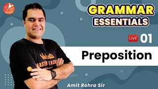 Grammar Essential  Preposition Part 1 By Amit Rohra  Class 9amp10 English  Vedantu [upl. by Enenstein]