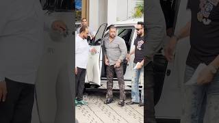 Salman Khan makes stylish entry at the airport shorts [upl. by Ayram216]