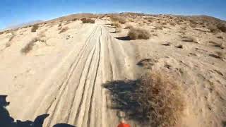 fun in Ocotillo Wells for the 60 year oldbeta dirtbikeOcotillo [upl. by Ateiram645]