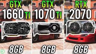 GTX 1660 Ti vs GTX 1070 Ti vs RTX 2070  Tested in 2024 [upl. by Hayott]