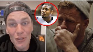 NFL legend JJ Watt breaks down in tears After Jacoby Jones DEATH [upl. by Anaitsirhc]