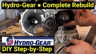 Rebuild Hydro Gear Mower Transmission ✅ ● ZT3100 ZT2800 ZT3400 ● Zero Turn Lawn Tractor [upl. by Blondie]