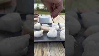 Part 1 Cooking Scallops at Home seafood scallops scallop [upl. by Nylram]