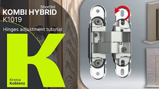 Tutorial di regolazione Cerniera a scomparsa KOMBI HYBRID K1019 [upl. by Scrivenor]