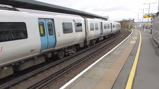 Thameslink Class 700055 Departure Rochester for Luton via Greenwich [upl. by Roydd]