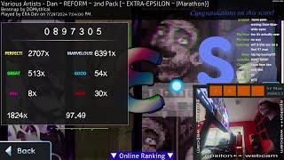 EPSILON REFORM DAN 9749 OVERCLEAR osumania 4k [upl. by Aleuqahs954]