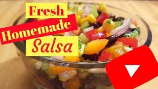 Homemade Salsa Recipe  Fresh Salsa Recipe [upl. by Nelhsa]