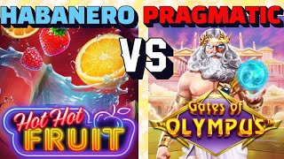 Habanero Hot Hot Fruit Vs Pragmatic Play Gates of Olympus Zeus Gives Us the Biggest Tumble Ever [upl. by Ezra291]