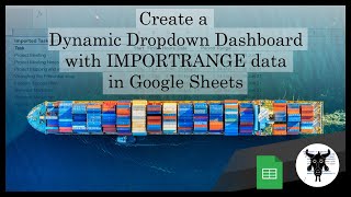 Create a Dynamic Dropdown Dashboard with IMPORTRANGE in Google Sheets [upl. by Joell976]