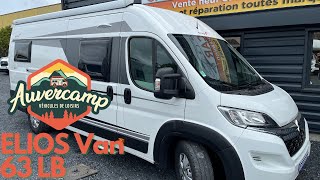 VENDU Occasion fourgon aménagé Elios Van 63 LB  2019 18300km 2l 165cv [upl. by Anirahc]