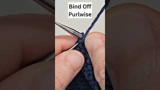 Bind Off Purlwise knitting [upl. by Itnuahsa]