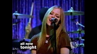 Sabrina BadaPing Promo Avril Lavigne The WB KBWBTV 20 Nov 22 2002 [upl. by Aiuqram623]