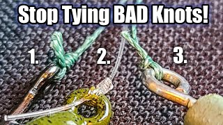 The Three BEST Fishing Knots for Beginners FAST STRONG and EASY [upl. by Servais]