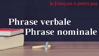 Phrase verbale Phrase nominale [upl. by Xuerd]