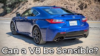 2015 Lexus RC F Review  The Sensible V8 Drivers Car [upl. by Ahsekam]