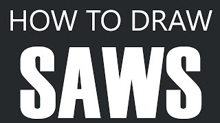 How To Draw A Saw  Straight Saw Drawing Wood Saws [upl. by Mariana491]