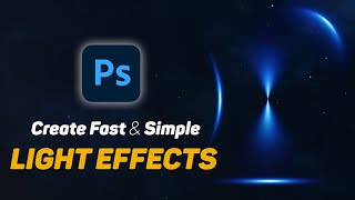 Create Stunning Light Effects in Photoshop in Minutes  Step by Step [upl. by Tichon]