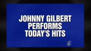 Jeopardy  Johnny Gilbert Performs Todays Hits Feb 21 2014 [upl. by Arrim311]