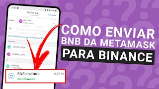 COMO ENVIAR BNB DA METAMASK PARA BINANCE [upl. by Jarlath173]