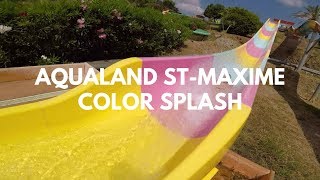 Aqualand StMaxime  Color Splach [upl. by Anilasor]