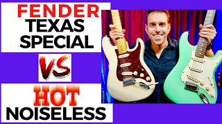 Single Coil Pickup Shootout  Fender Texas Special vs Hot Noiseless [upl. by Arevle]