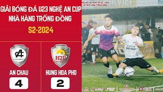 HIGHLIGHT  VÒNG 1  CUP NHÀ HÀNG TRỐNG ĐỒNG  S22024  AN CHÂU vs HƯNG HÒA PHỐ [upl. by Oiznun876]