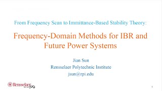 Tutorial From Frequency Scan to Immittance Based Stability Theory [upl. by Ahsead]