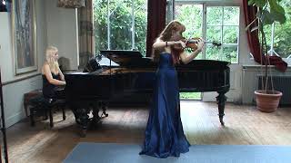 Henryk Wieniawski Faust Fantasy  I Allegro moderato Anna Karkowska Violin K Karkowska Piano [upl. by Soilissav211]