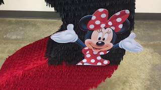 Mini Mouse Pinata Number 2 Birthday Pinatas [upl. by Aidua]