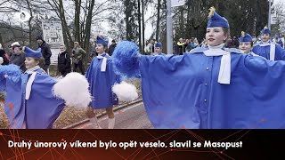 V Mariánských Lázních bylo opět veselo slavit se zde Masopust [upl. by Eppilihp]