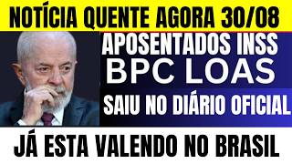 🔴NOTÍCIA QUENTE BPCLOASAPOSENTADOS PENSIONISTAS A GRANA NA CONTA 3008 [upl. by Anitsrik]