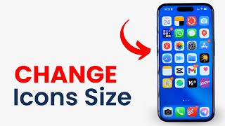 How to Change App Icons Size on iOS 18 [upl. by Retsub191]