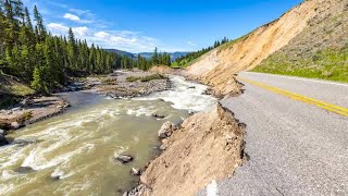 Chilcotin River landslide impact [upl. by Hultin]