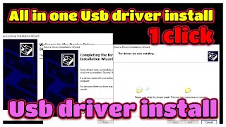 usb driver install windows 781011  usb drive install  all mobile usb driver install windows 10 [upl. by Airotciv]