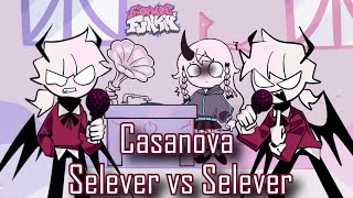 Casanova pero es Selever vs Selever  Friday Night Funkin [upl. by Brooking]