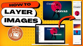 How to LAYER IMAGES in PicMonkey Tutorial [upl. by Htebsle]