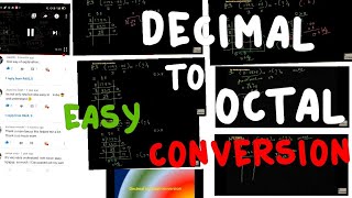 decimal fraction number to octal conversion  very easy [upl. by Koosis]