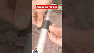 How to make a reliable clamp for repairing damage pipe yourself  shorts diy plumbing tips how [upl. by Tidwell]