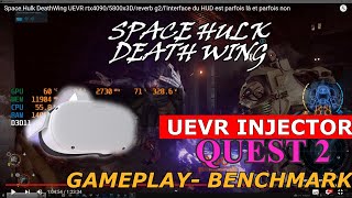 uevr gameplay space hulk quest 2 54082736 rtx 40905800x3d medium settings [upl. by Flodur641]