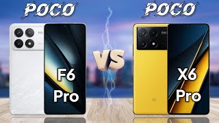 Poco F6 Pro Vs Poco X6 Proمقارنه phonecomparison [upl. by Ashly]