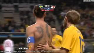 Zlatan Ibrahimovic 141112  Sweden Vs England  42 AMAZING GOAL [upl. by Atilol650]