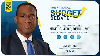 Budget Debate  Nigel Clarke  Sitting of the House of Representatives  March 26 2024 [upl. by Wilde]