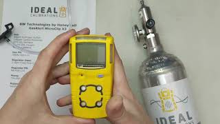 GasAlert MicroClip X3 Calibration and Bump Test Guide [upl. by Nannette918]