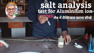 aluminium ion salt analysis Al3 neet [upl. by Forras602]